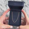Vintage 14k Yellow Gold 1.5mm Classic Glittering Rope Chain - Video showing the piece