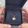 Vintage Lightweight 14k Yellow Gold Ashtray Charm / Pendant - Video showing the piece