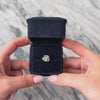 Vintage 14k White Gold Diamond Open Trefoil Knot Ring  - Video showing the piece