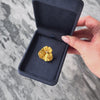 Vintage Large 14k Yellow Gold Diamond Dazzling Pansy Pin - Video showing the piece