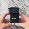 Estate Stambolian 18k Yellow & White Gold Diamond Heart-Detail Ring 7.00