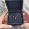 Vintage 14k Yellow Gold 1.85ct Amethyst Diamond Stunning Teardrop Pendant