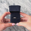 Antique 14k Yellow & White Gold Diamond Elegant Trio Line Ring - Video showing the piece
