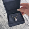 Vintage 14k Yellow Gold 1.2cttw Tanzanite Diamond Lavender Floriform Pendant - Video showing the piece
