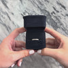 Antique Platinum Diamond Geometric Milgrain-Detail Eternity Band Ring - Video showing the piece
