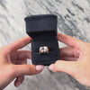 Vintage 14k Yellow Gold 7.07ct Kunzite Diamond Tall East-West Oval Ring - Video showing the piece