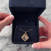 Antique 10k Tricolor Gold Wonderful Detailed Sailing Scene Locket Pendant - Video showing the piece