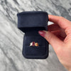 Vintage 14k Yellow Gold 1.75ct Pink Tourmaline Vibrant Twist Shoulder Ring - Video showing the piece
