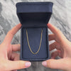 Vintage 14k Yellow Gold 1mm Everyday Box Chain - Video showing the piece
