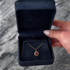 Antique Art Deco 14k Yellow Gold Synthetic Ruby Decorated Pendant - Video showing the piece