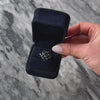 Vintage 18k White Gold 3.9cttw Sapphire Diamond Star-studded Cocktail Ring - Video showing the piece