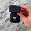 Vintage 14k Yellow Gold 1.9cttw Peridot Diamond Bright Triangular Trio Ring - Video showing the piece