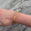 Vintage Roberto Coin Italian 18k Yellow Gold Blue Sapphire Oval Link Cabochon Clasp Bracelet - Video showing the piece