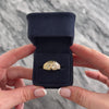 Vintage 18k Yellow Gold Diamond Sagacious Owl Ring - Video showing the piece