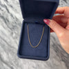 Vintage 14k Yellow Gold 1.3mm Classic Stackable Cable Chain - Video showing the piece