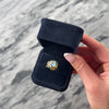 Vintage 14k Yellow Gold .53ct Opal Diamond Flowing Botanical Basket Ring - Video showing the piece