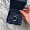Vintage 14k Yellow & White Gold .75cttw Diamond Sparkling Constellation Open Circle Pendant - Video showing the piece