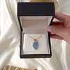 Vintage 14K Yellow Gold 3Ct Opal Doublet Diamond Modernist Pendant - Video showing the piece