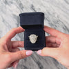 Vintage Platinum 4.95cttw Diamond Oversized Spectacular Geometric Cluster Ring - Video showing the piece