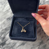 Vintage 14k Yellow Gold Speedy Pedaling Bicycle Charm / Pendant - Video showing the piece
