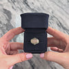 Vintage 14k Yellow Gold 1.07cttw Pink & Blue Sapphire Bright Kite Cluster Ring 9.00