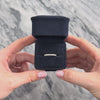 Estate Platinum [Custom Carat] Stunning Classic Rounded Line Band Ring - Video showing the piece