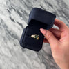 Vintage 14k Yellow Gold 2.82ct Chrome Diopside Green Garnet Diamond Striking Vibrant Oval Ring - Video showing the piece