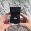 Vintage 14k Yellow Gold Flowing Wavy Dome Ring - Video showing the piece