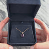 Vintage 14k Yellow Gold 2.21ct Amethyst Chic Emerald-Cut Solitaire Pendant - Video showing the piece