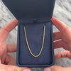 Vintage 14k Yellow Gold Classic Long Twisting Rope 1.6mm Chain - Video showing the piece