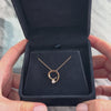 Vintage 14k Yellow Gold Diamond Gleaming Swirl Pendant - Video showing the piece