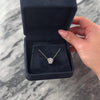 Vintage 18k White Gold Diamond Regal Floral Basket Necklace - Video showing the piece