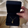 Vintage 18k Yellow Gold Dual-Textured Smiling Crescent Moon Charm / Pendant - Video showing the piece