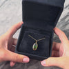 Vintage 14k Yellow Gold Ammolite Triplet Naturalistic Rainbow Bezel Pendant