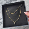 Vintage 14k Yellow Gold 2.96cttw Sapphire Diamond Alternating Elegant Necklace - Video showing the piece