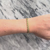 Vintage 18k Yellow Gold Playful X Link Bracelet - Video showing the piece