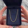 Vintage 14k Yellow Gold Classic Rope 1.7mm Chain - Video showing the piece