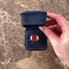 Vintage Swedish 18k Yellow & Rose Gold 3.87ct Carnelian Mesmerizing Bold Shoulder Signet Ring - Video showing the piece