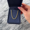 Vintage 18k Yellow Gold 2.4mm Sleek Foxtail Chain - Video showing the piece