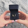 Vintage Large 10k Yellow Gold 4.02ct Onyx Bold Accented Shoulder Signet Ring - Video showing the piece