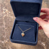 Vintage 14k Yellow Gold Adorable Puffy Heart Charm / Pendant - Video showing the piece