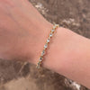 Vintage 14k Yellow Gold 4.61cttw Aquamarine Stunning Oval Tennis Bracelet - Video showing the piece