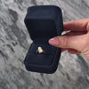 Vintage 14k Yellow Gold Pearl Lustrous Duet Ring - Video showing the piece