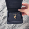 Antique 14k Yellow & Rose Gold Amethyst Detailed Leafy Tendrils Charm / Pendant - Video showing the piece