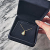 Vintage 14k Yellow Gold Opal Diamond Teardrop Twist Pendant - Video showing the piece