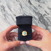 Vintage Chinese 14k Yellow & White Gold 1.01ct Turquoise Wide Adorned Textured Ring - Video showing the piece