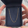 Vintage 14k Yellow Gold Patterned Peanut Chain 1.85mm (At Short Link), 2.05mm (At Long Link) Chain - Video showing the piece