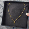 Antique French 18k Yellow Gold Charm Holder Clip Watch Chain Necklace - Video showing the piece
