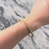 Vintage German 14k Yellow Gold Lovely Satin Twisted Wire Cable Bracelet - Video showing the piece