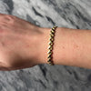 Vintage 14k Yellow Gold Arrow Links Bracelet - Video showing the piece
